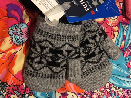 Варежки новые 2-3 года