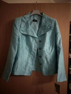 Новый жакет бирюзовый, р.44-46