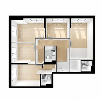 4-к квартира, 108.1 м², 28/32 эт.