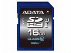 Флеш карта SD 16GB A-data sdhc Class 10