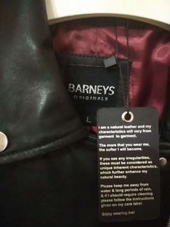 Куртка мужская натуральная кожа Barney's Original