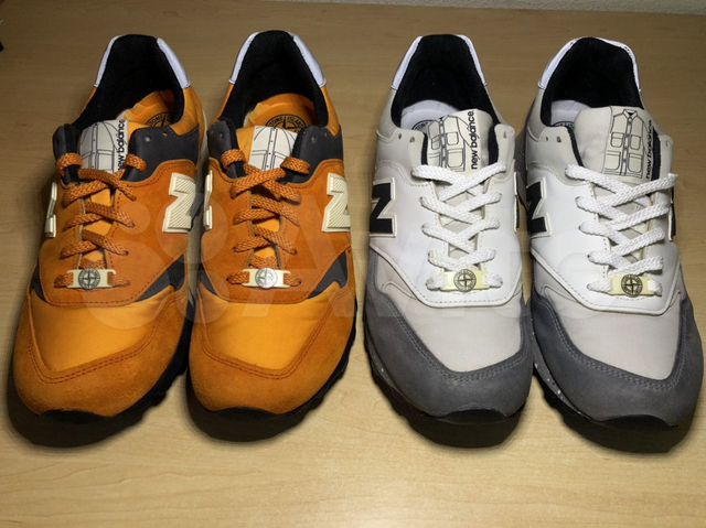 new balance x stone island