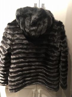 Шуба натуральная норка замша 44 46