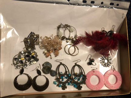 Серьги/серёжки и кулон