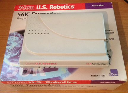 Факс-модем 56 К U. S. Robotics