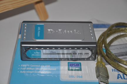 Adsl модем D-Link DSL-200