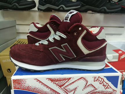 Зимние кроссовки замша NB 37-41 размер