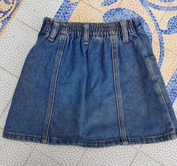 Юбка джинсовая для девочки 5-6 лет