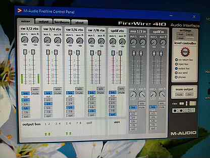 Звуковая карта m audio firewire 410