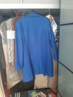 Новое синее пальто ASOS (78 шерсти) EU 38 (M)