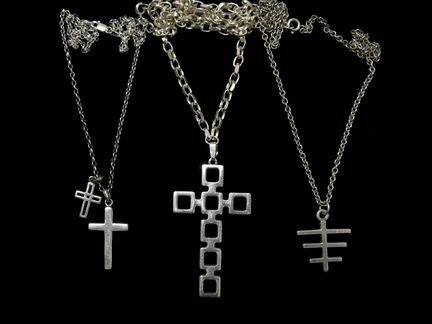 Стильные Кресты Серебро Винтаж