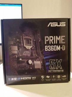 Материнская плата asus prime B360M-D