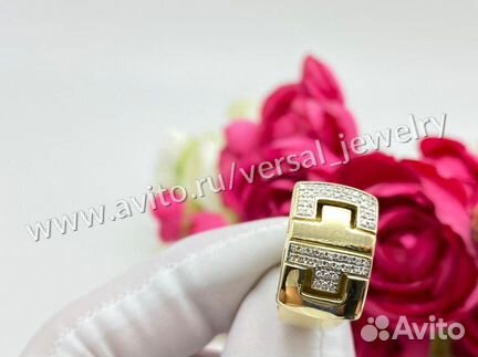 Золотой комплект с бриллиантами Bulgari parentesi