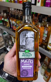 Масло льняное растительное, 0,5 л