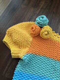 Кофточка летняя ручной вязки