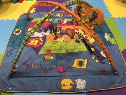 Развивающий коврик tiny love зоосад