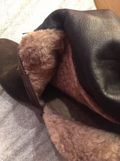 Сапоги замша