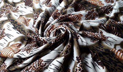 Ткань Штапель Вискоза Сафари Италия