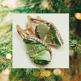 Золотые серьги