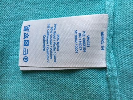 Джемпер новый кашемир Англия