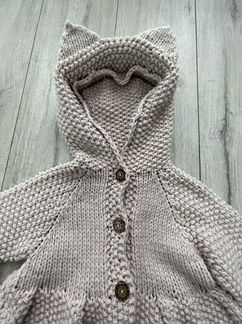 Потрясающий кардиган р 122-128 ручная работа