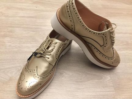 Новые Туфли/Ботинки zara/Зара р.39(на р.38)
