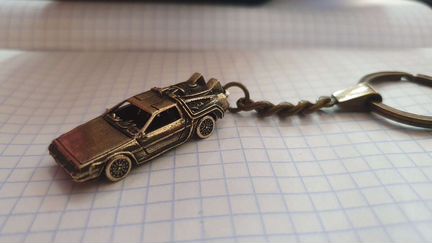 Брелок, машинки-легенды, бронза