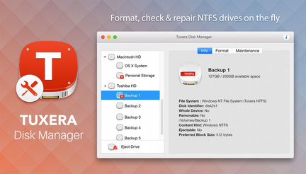 Tuxera ntfs для Mac