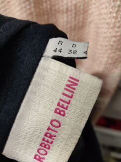 Темно синяя юбка под замшу Италия