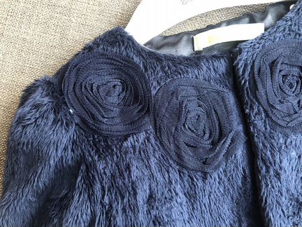 Болеро (накидка) темно-синяя 5 лет (polin city)