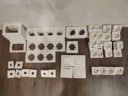 Серия розеток и выключателей Modera