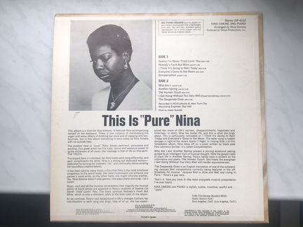 Джаз на Виниле. Нина Симон. Living Stereo