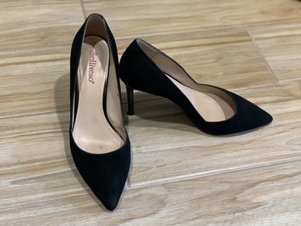 Замшевые туфли