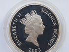 25 долларов 2003 г. Соломоновы острова. Серебро
