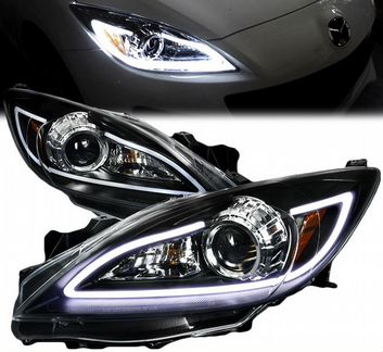 Передние фары Мазда 3 Mazda 3 2010-2013г. Тюнинг