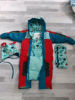 Комбинезон зимний Deux par deux. 18 месяцев + подд