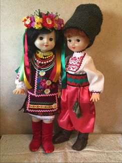 Шагающая Кукла СССР олеся,украинцы.Пара