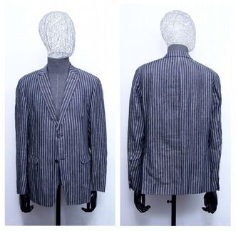 Хлопковый пиджак в полоску Nils М