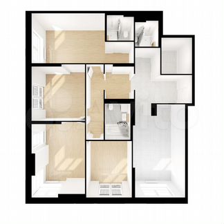 4-к квартира, 120.5 м², 7/24 эт.