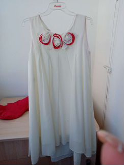 Платье с болеро с сумочкой, перчатками и диадемой