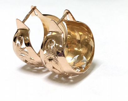 Золотые серьги 585 пробы