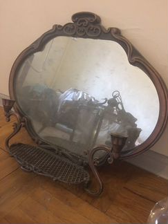 Люстра,зеркало,часы старинные СССР