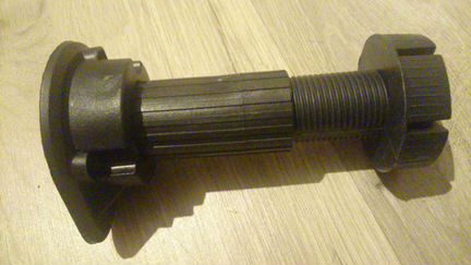 Ножка мебельная 10см с регулировкой высоты