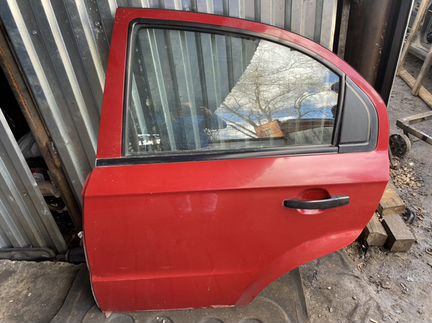 Дверь задняя левая для Шевроле Авео Т250 с 2006