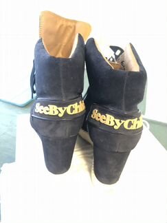 Сникерсы Chloe, 41 размер, темно-синие