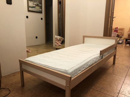 Кровать детская sniglar сниглар икеа 70х160 из бук