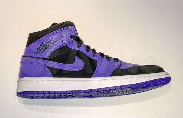 jordan 1 mid black dark concord