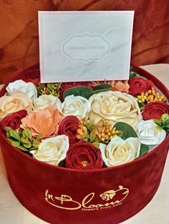 Букет из мыльных роз