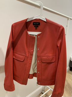 Кожаная куртка Massimo dutti