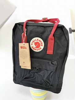Рюкзак Fjallraven Kanken Черный Black+Red